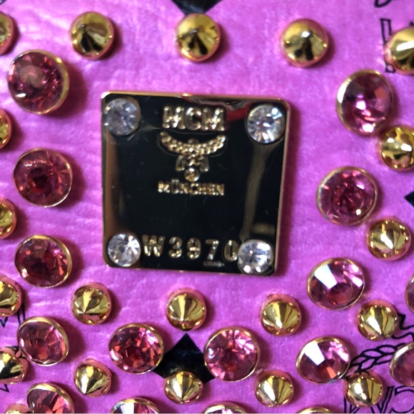 Visetos Swarovski Mini Stark Diamond Backpack Cognac - Picture 7 of 11